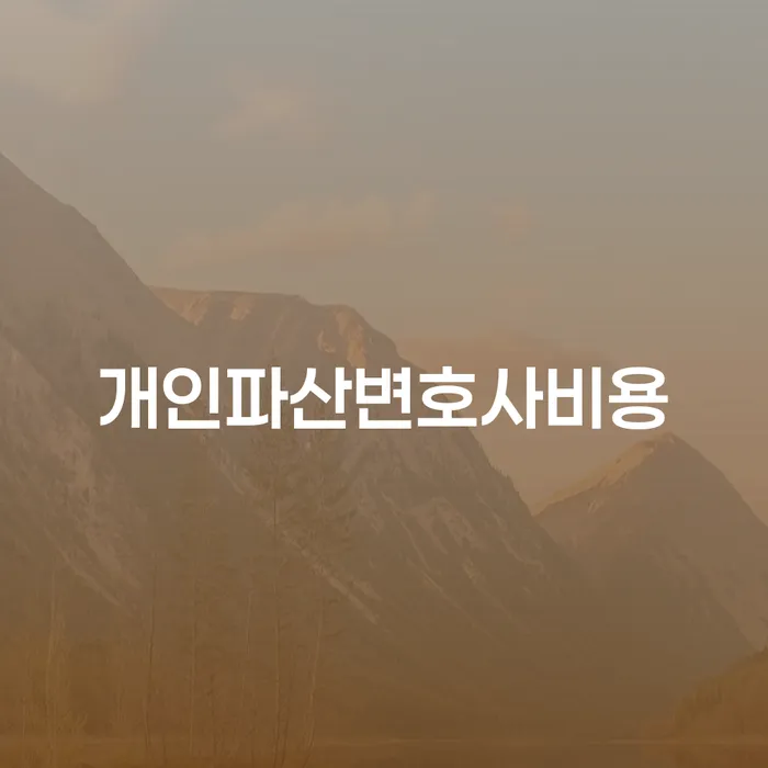 나홀로개인회생 개인회생으로 현명하게 잘 하는 변호사