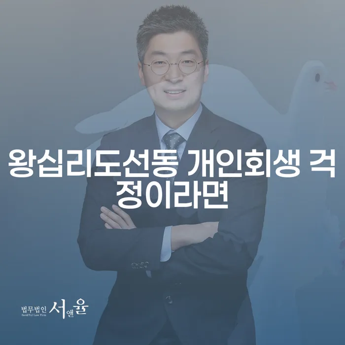왕십리도선동 개인회생 걱정이라면