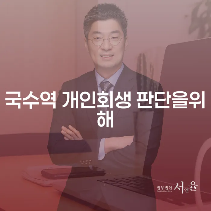 국수역 개인회생 판단을위해