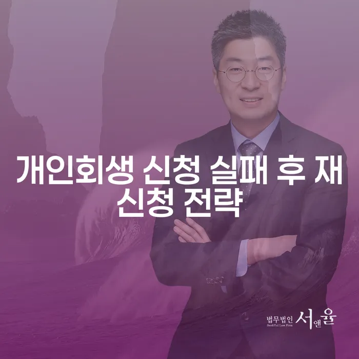 개인회생 신청 실패 후 재신청 전략: 어떻게 하면 성공할 수 있을까요?