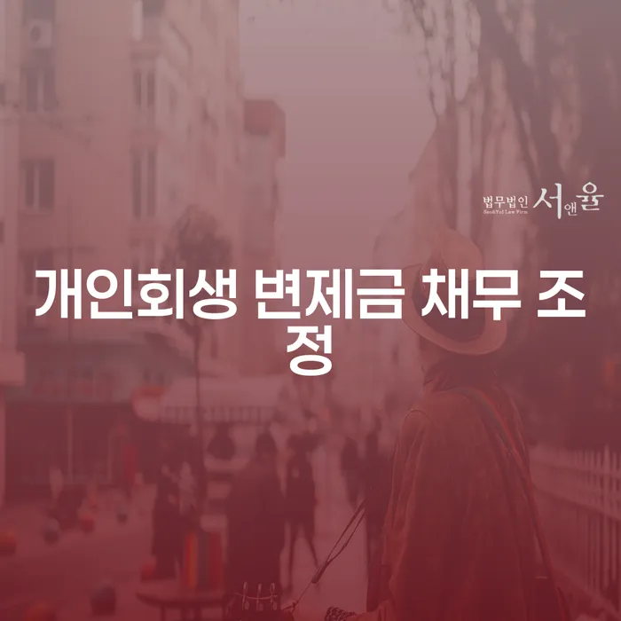 개인회생 변제금 채무 조정, 어떻게 해결할 수 있을까요?