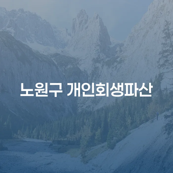 노원구 개인회생파산, 어떻게 시작해야 할까요?
